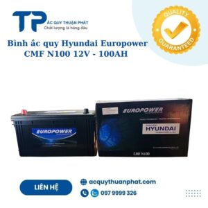 Ắc quy hyundai Europower CMF N100 12V - 100AH