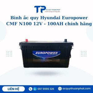Ắc quy Hyundai Europower CMF N100 12V - 100AH chính hãng