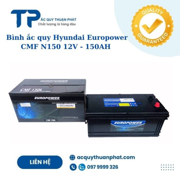 Ắc quy Hyundai Europower CMF N150 12V - 150AH
