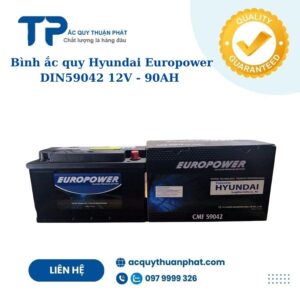 Ắc quy Hyundai Europower Din59042 12V - 90AH