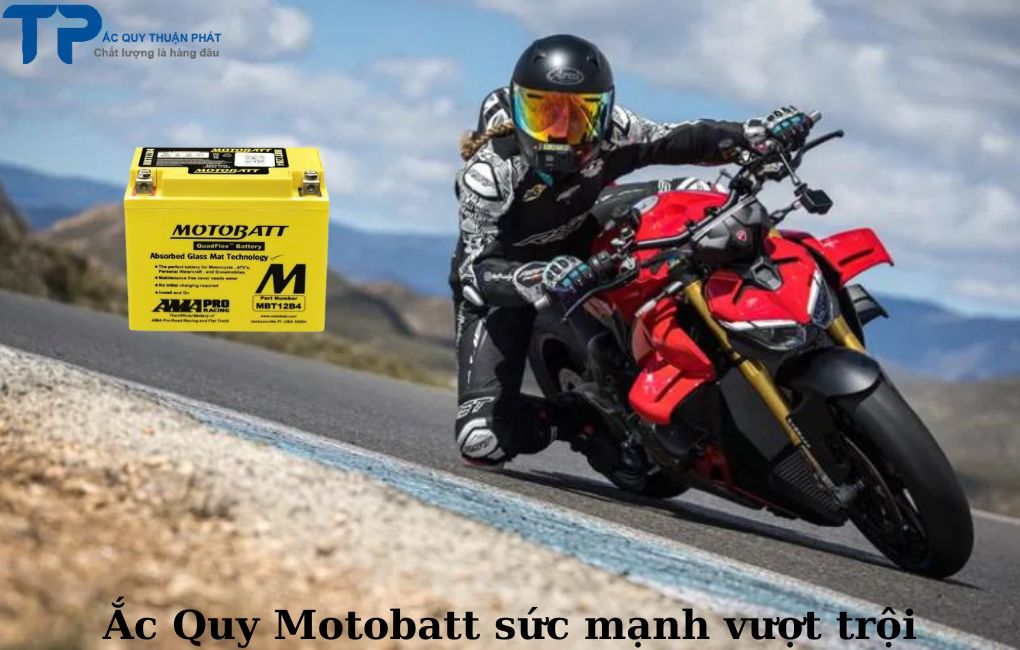 Ắc quy Motobatt sức mạnh vượt trội