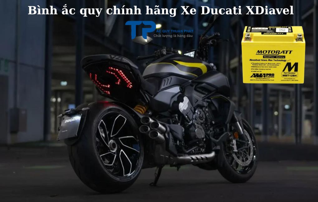 Bình ắc quy chính hãng xe Ducati Xdiavel