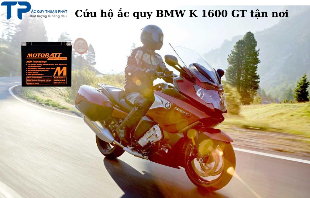 Cứu hộ ắc quy BMW K1600  GT tận nơi