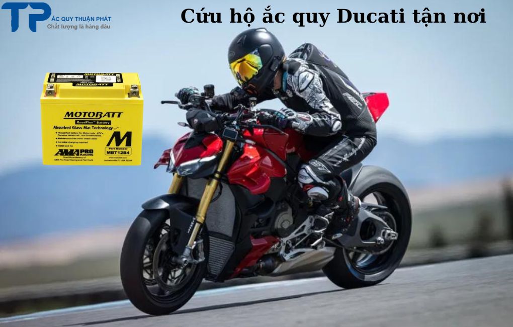 Cứu hộ ắc quy Ducati tận nơi