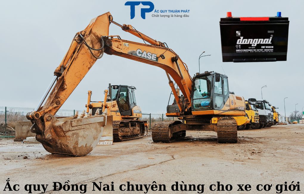 Ắc Quy Đồng Nai chuyên dùng cho Xe Cơ Giới