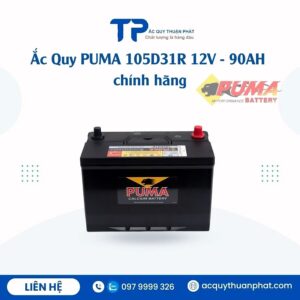 Ắc Quy PUMA 105D31R 12V - 90AH chính hãng