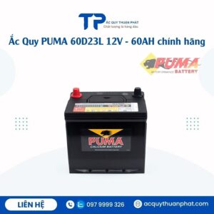 Ắc quy PUMA 60D23L 12V - 60AH chính hãng
