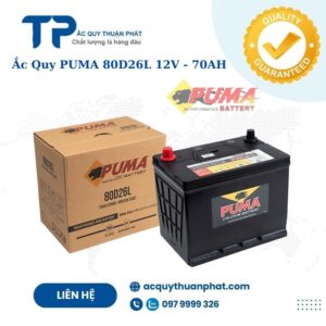 Ắc quy PUMA 80D26L 12V - 70AH