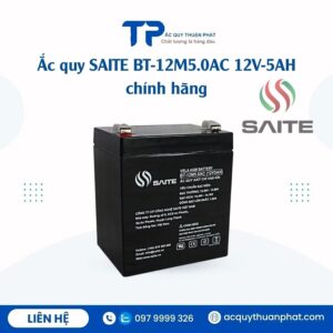 Ắc Quy Saite BT12M5.0AC 12V - 5AH chính hãng