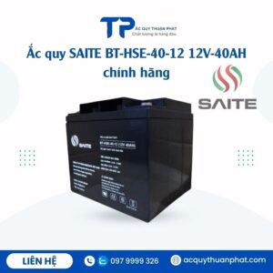 Ắc Quy Saite BT HSE-40-12 12V - 40AH chính hãng