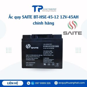 Ắc Quy Saite BT HSE-45-12 12V - 45AH chính hãng