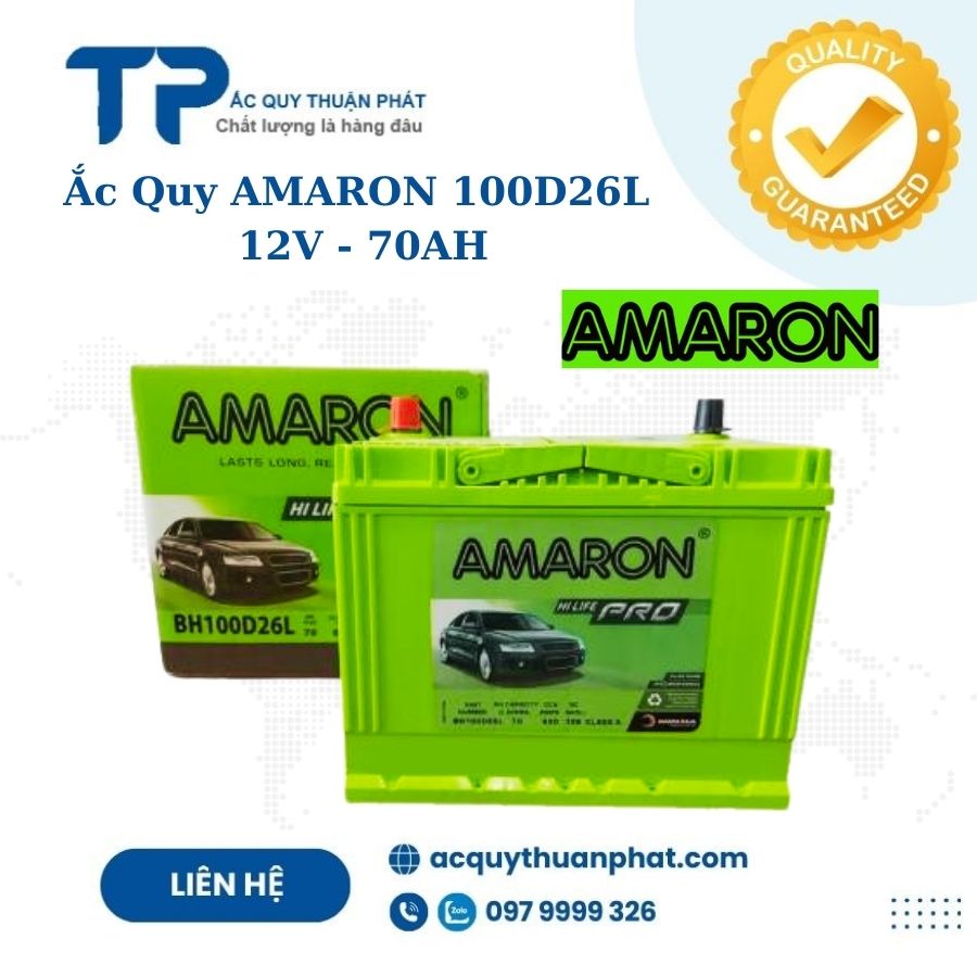 Ắc Quy AMARON 100D26L 12V - 70AH