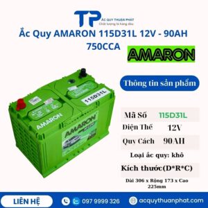 Ắc Quy AMARON 115D31L 12V - 90AH 750CCA