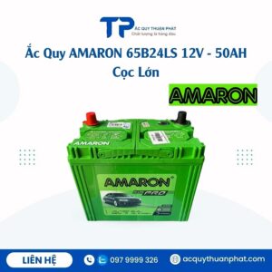Ắc Quy AMARON 65B24LS 12V - 50AH cọc lớn