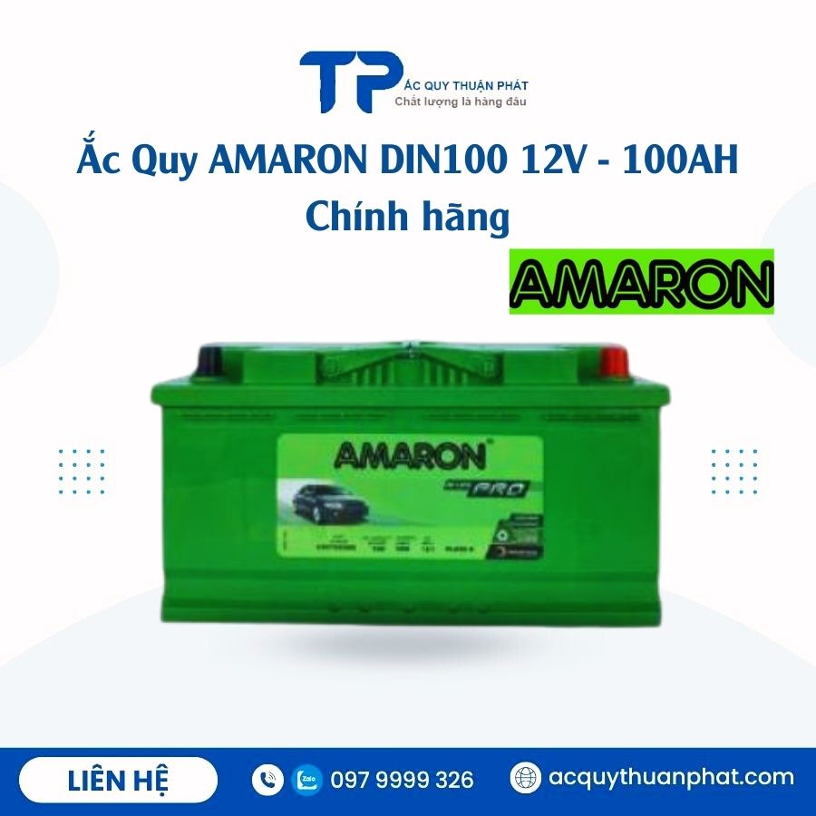 Ắc Quy AMARON DIN100 12V - 100AH 900CCA