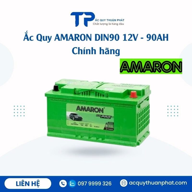 Ắc Quy AMARON DIN90 12V - 90AH chính hãng