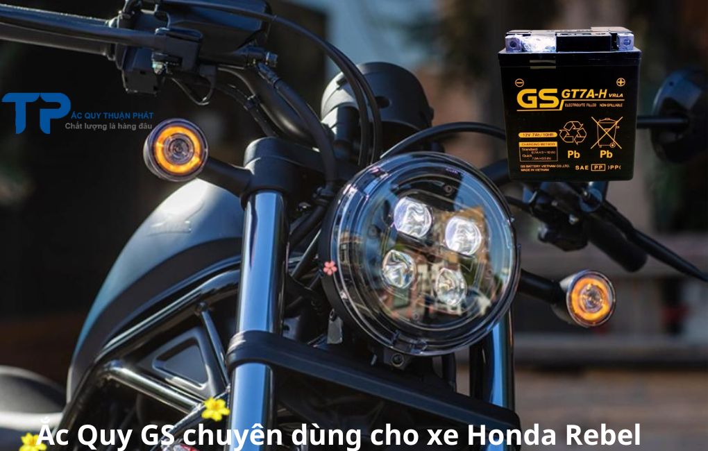 Ắc Quy GS chuyên dùng cho xe Honda Rebel