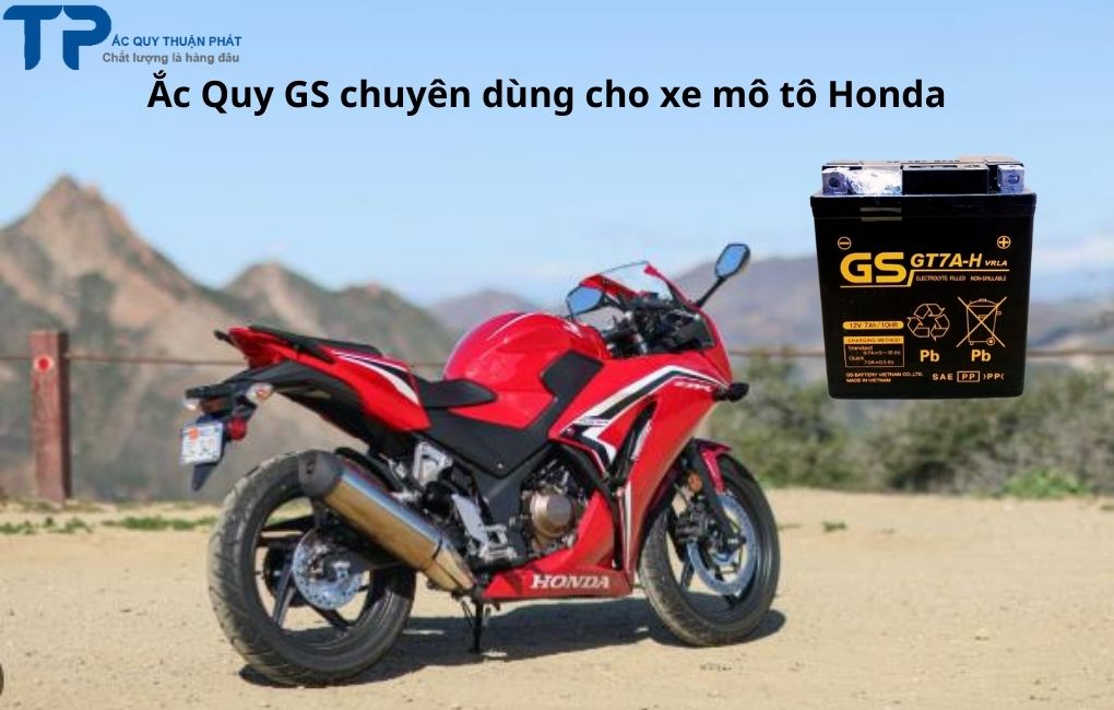 Ắc Quy GS chuyên dùng cho xe Mô tô Honda