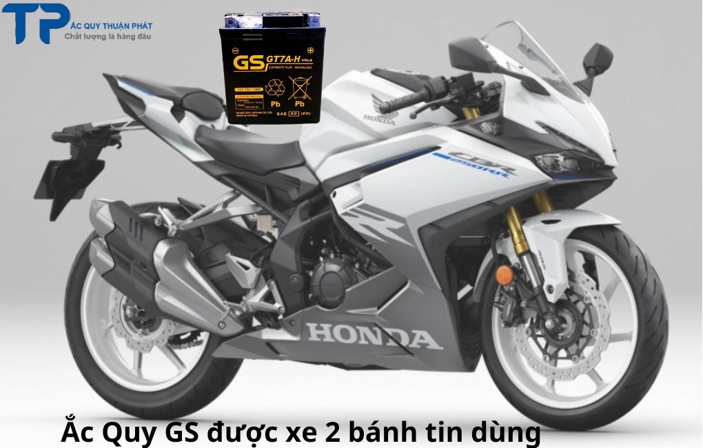 Ắc Quy GS được xe 2 bánh tin dùng