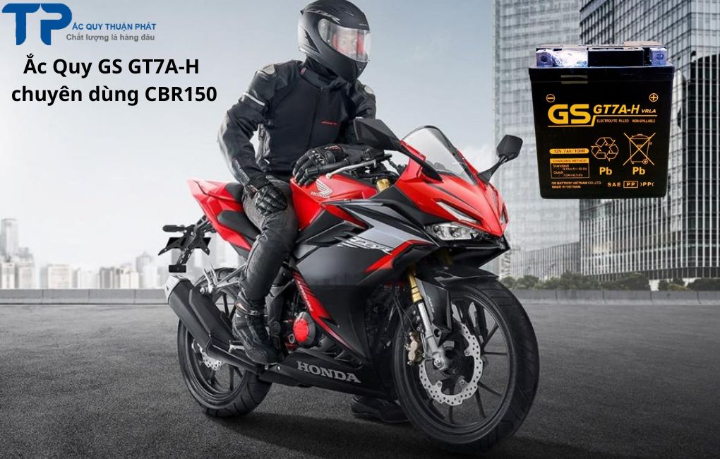 Ắc Quy GS GT7A-H chuyên dùng CBR150