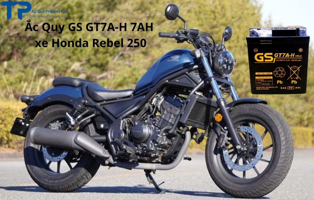 Ắc Quy GS GT7A-H xe Honda Rebel250
