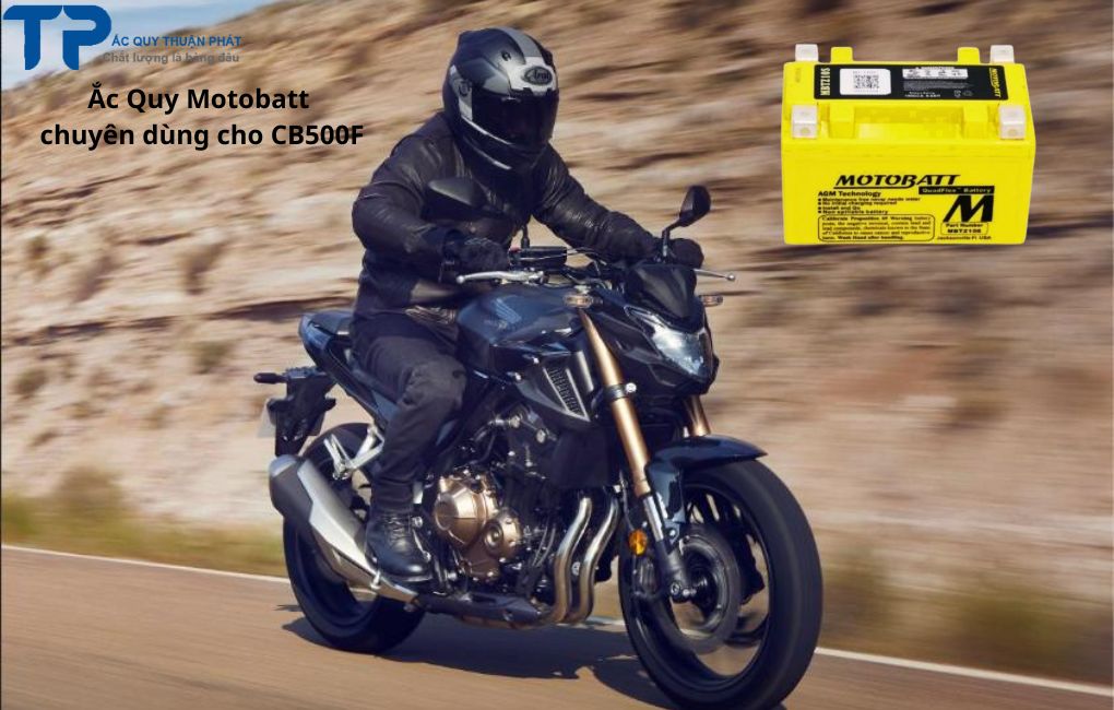 Ắc Quy Motobatt chuyên dùng cho CB500F