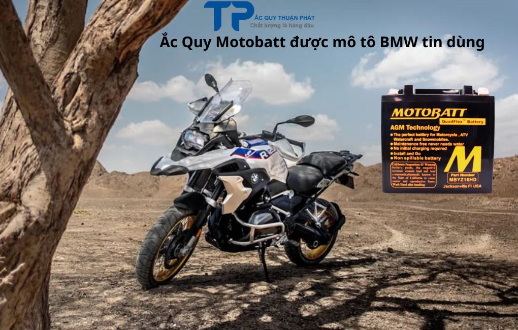 Ắc Quy Motobatt được Mô tô BMW tin dùng