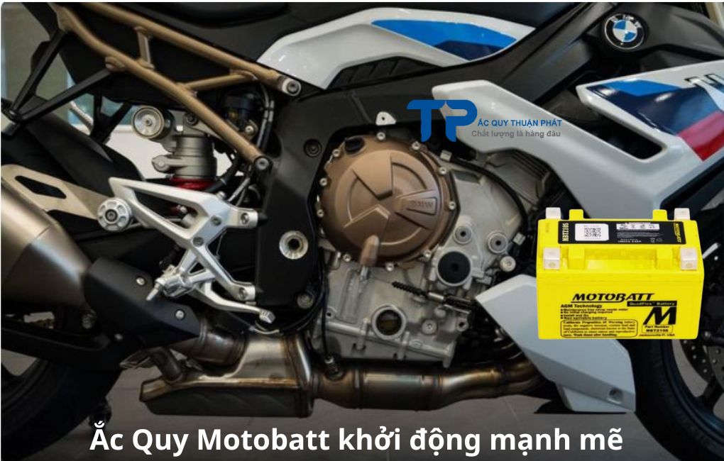 Ắc Quy Motobatt khởi động mạnh mẽ