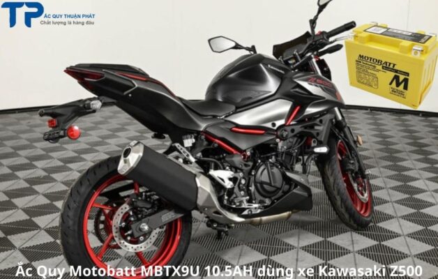 Ắc Quy Motobatt MBTX9U 10.5AH dùng xe Kawasaki Z500