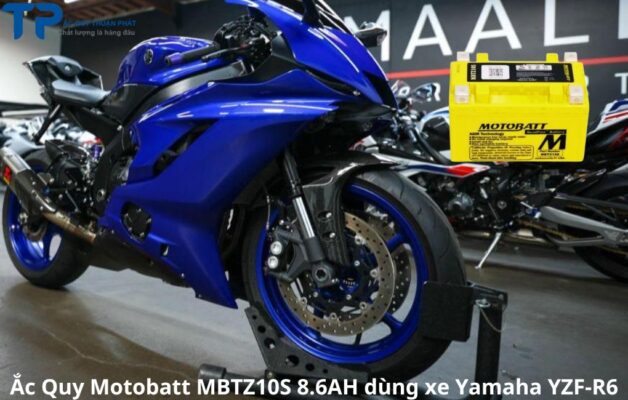 Ắc Quy Motobatt MBTZ10S 8.6AH dùng xe Yamaha YZF R6