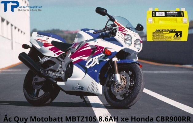 Ắc Quy Motobatt MBTZ10S 8.6AH xe Honda CBR900RR