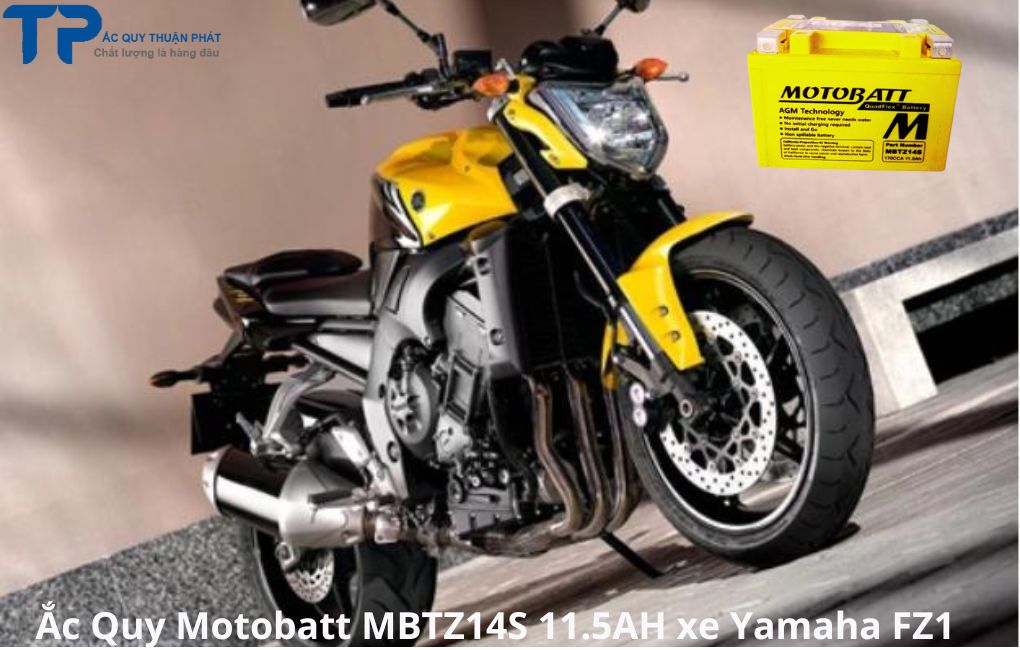 Ắc Quy Motobatt MBTZ14S 11.5AH xe Yamaha FZ1