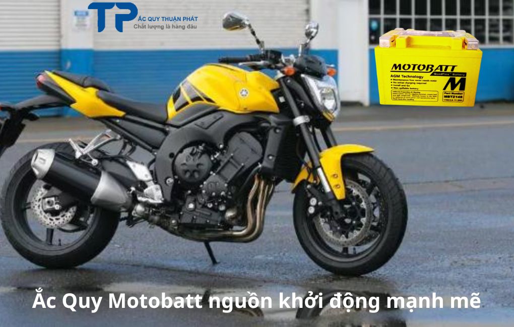 Ắc Quy Motobatt nguồn khởi động mạnh mẽ
