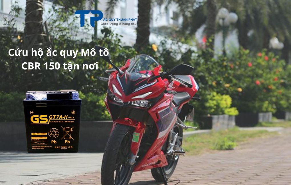 Cứu hộ ắc quy Mô tô CBR150