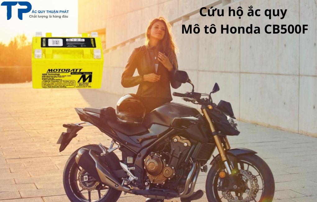 Cứu hộ ắc quy Mô tô CB500F