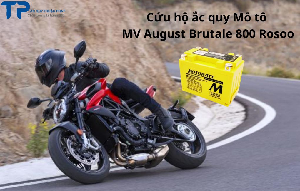 Cứu hộ ắc quy Mô tô MV August 800 Rosoo