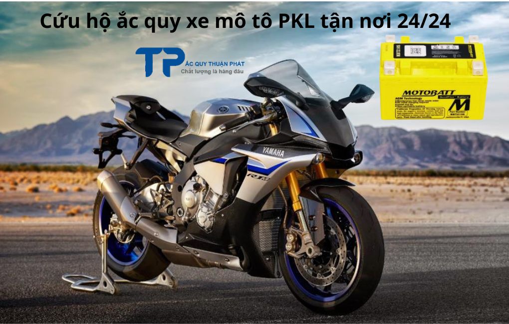 Cứu hộ ắc quy Xe Mô tô PKL tận nơi 24/24