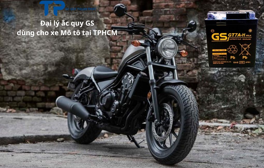 Đại lý ắc quy GS dùng cho xe Mô tô tại TPHCM