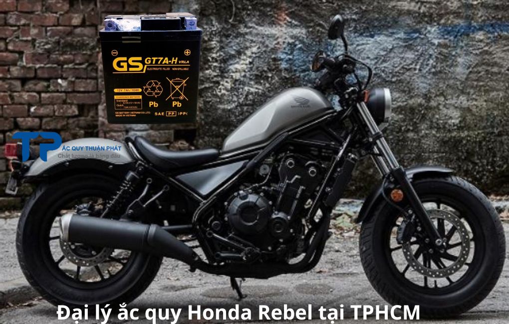 Đại lý ắc quy Honda Rebel tại TPHCM