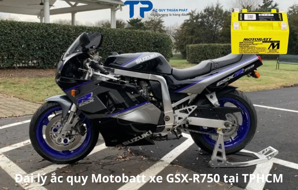 Đại lý ắc quy Motobatt xe GSX R750 tại TPHCM