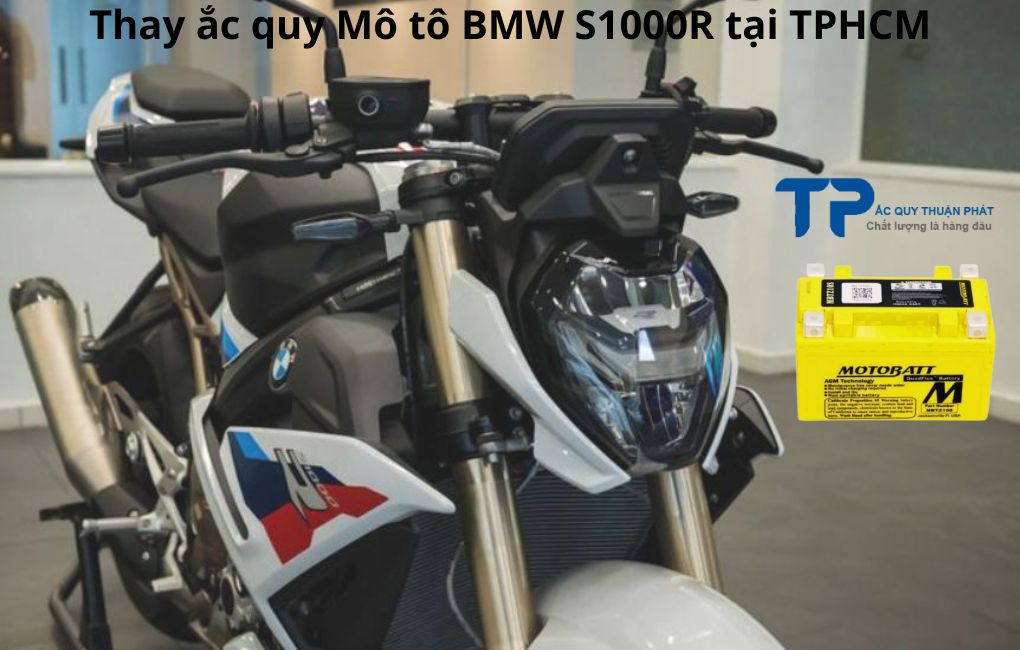Thay ắc quy Mô tô BMW S1000R tại TPHCM