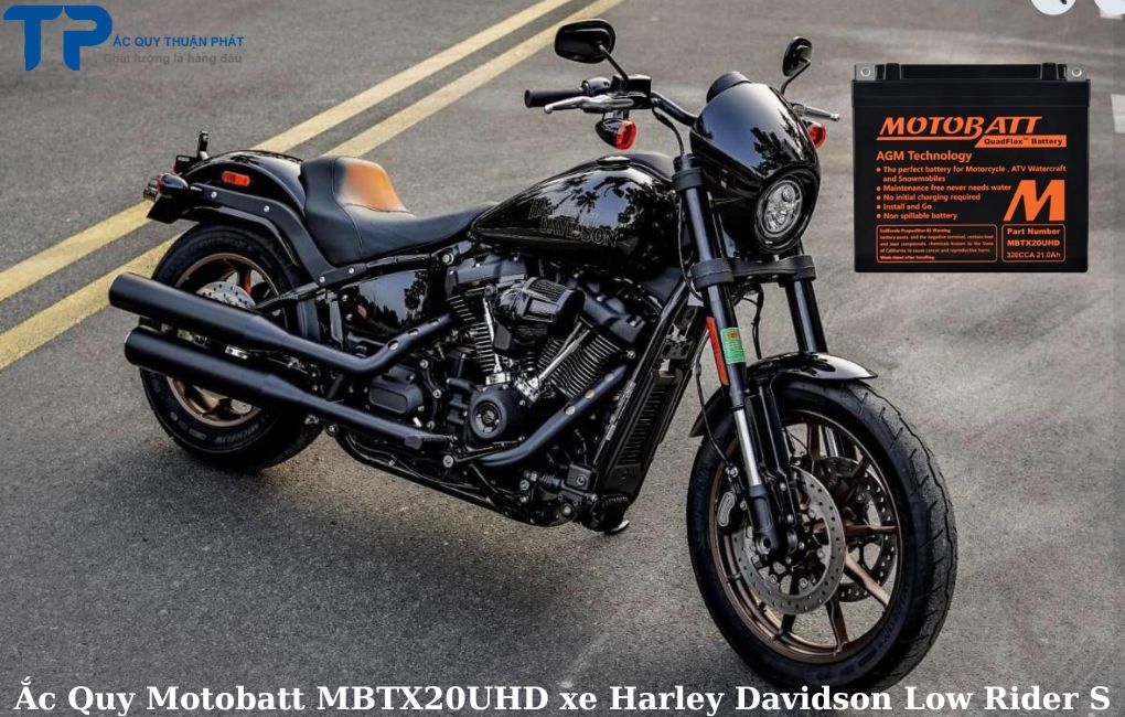 Ắc quy Motobatt MBTX20UHD xe Harley Davidson Low Rider S