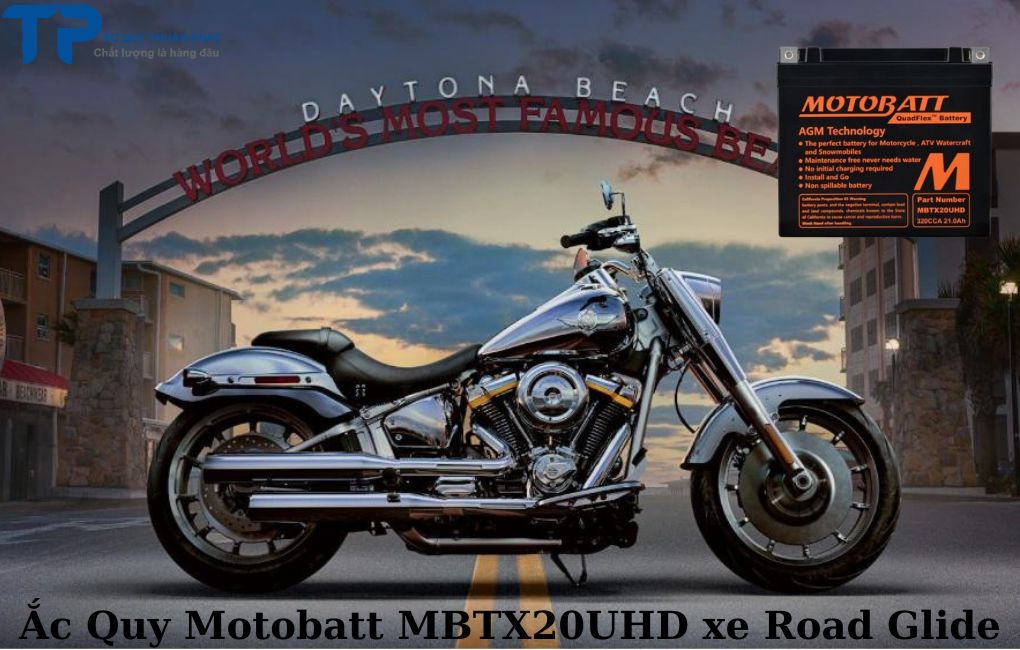 Ắc quy Motobatt MBTX20UHD xe Road Glide