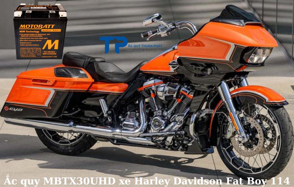 Ắc quy MBTX30UHD xe Harley Davidson Fat Boy 114
