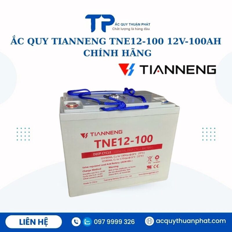 Ắc Quy Tianneng TNE12-100 12V - 100AH chính hãng
