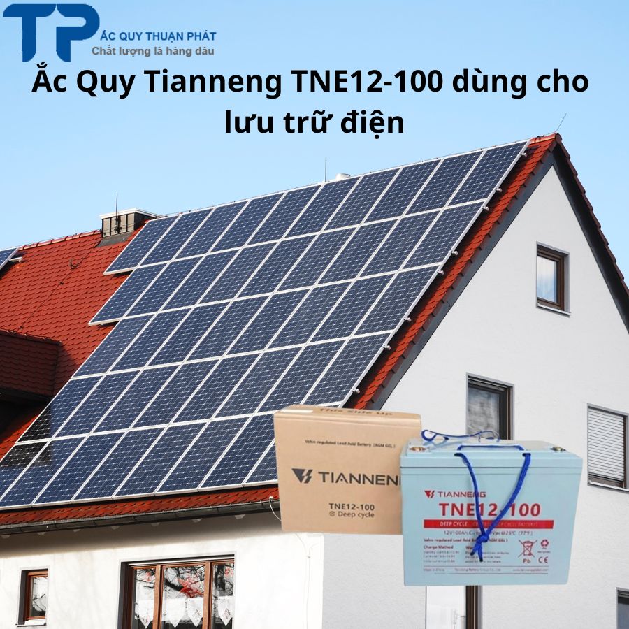 Ắc Quy Tiannneng TNE12-100 dùng cho lưu trữ điện