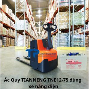 Ắc Quy Tianneng TNE12-75 dùng xe nâng điện