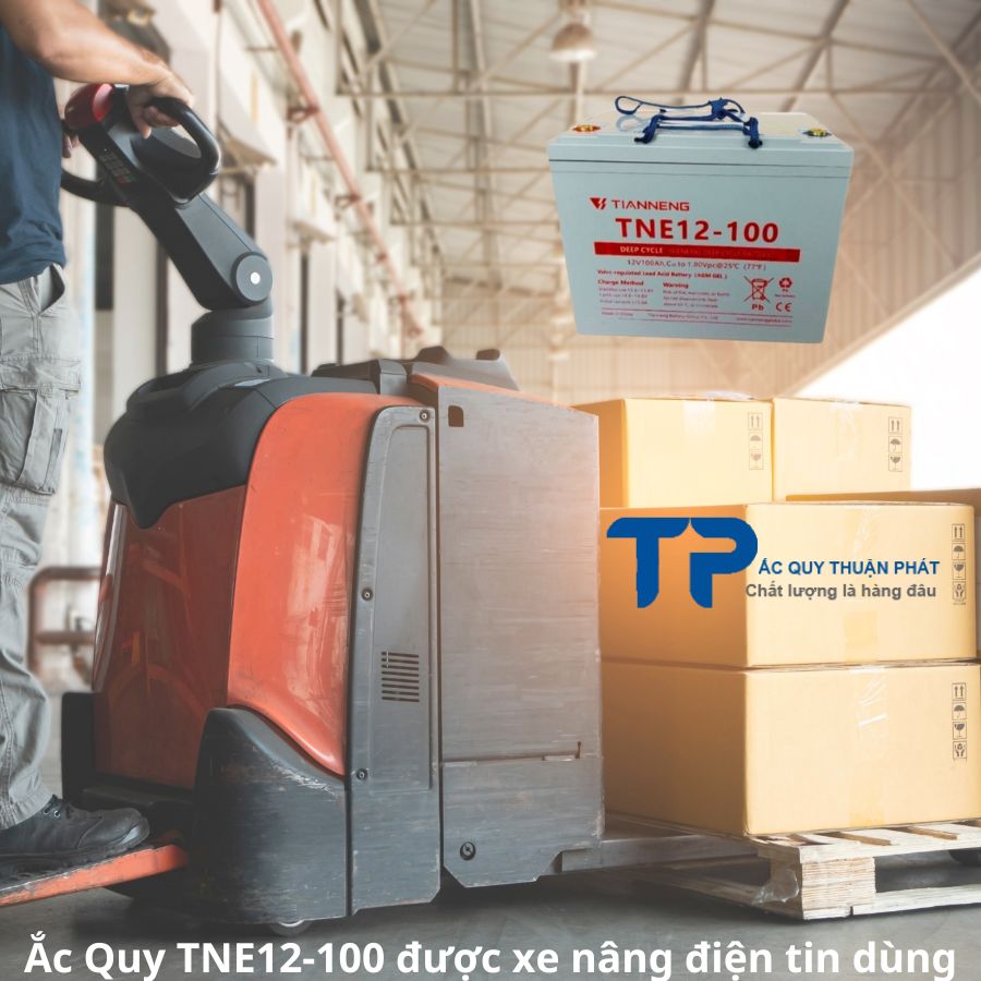 Ắc Quy TNE12-100 được xe nâng điện tin dùng