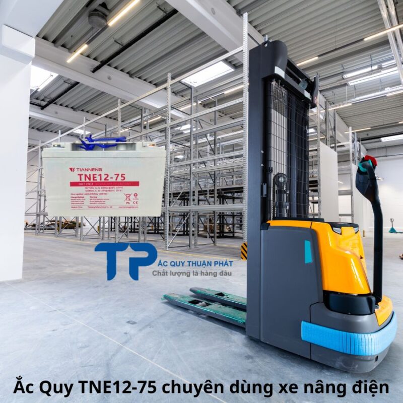 Ắc Quy TNE12-75 chuyên dùng xe nâng điện
