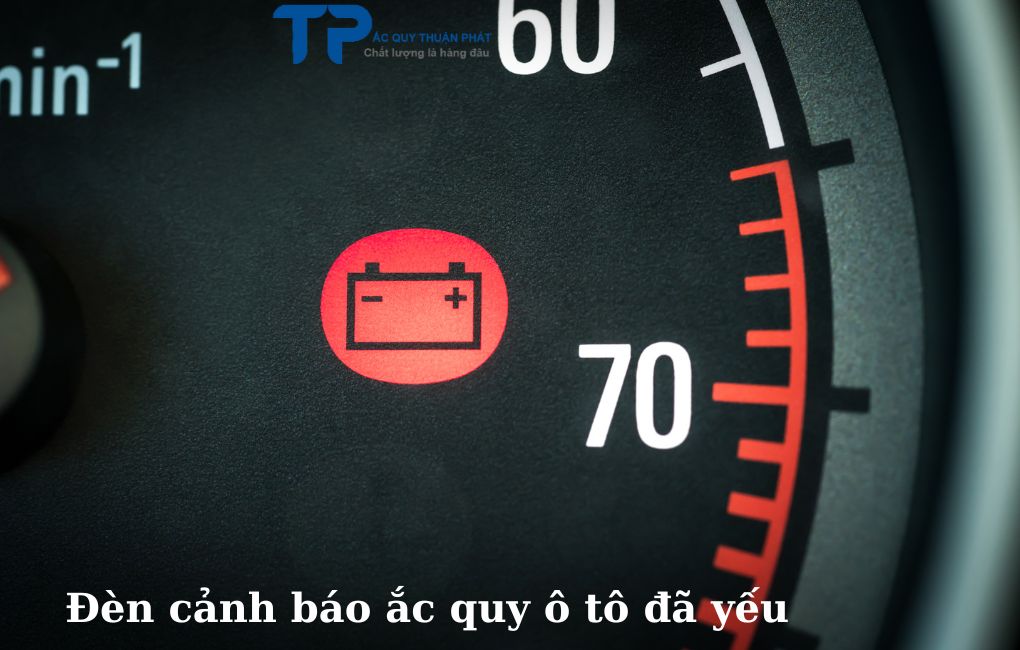 Đèn cảnh báo ắc quy ô tô đã yếu